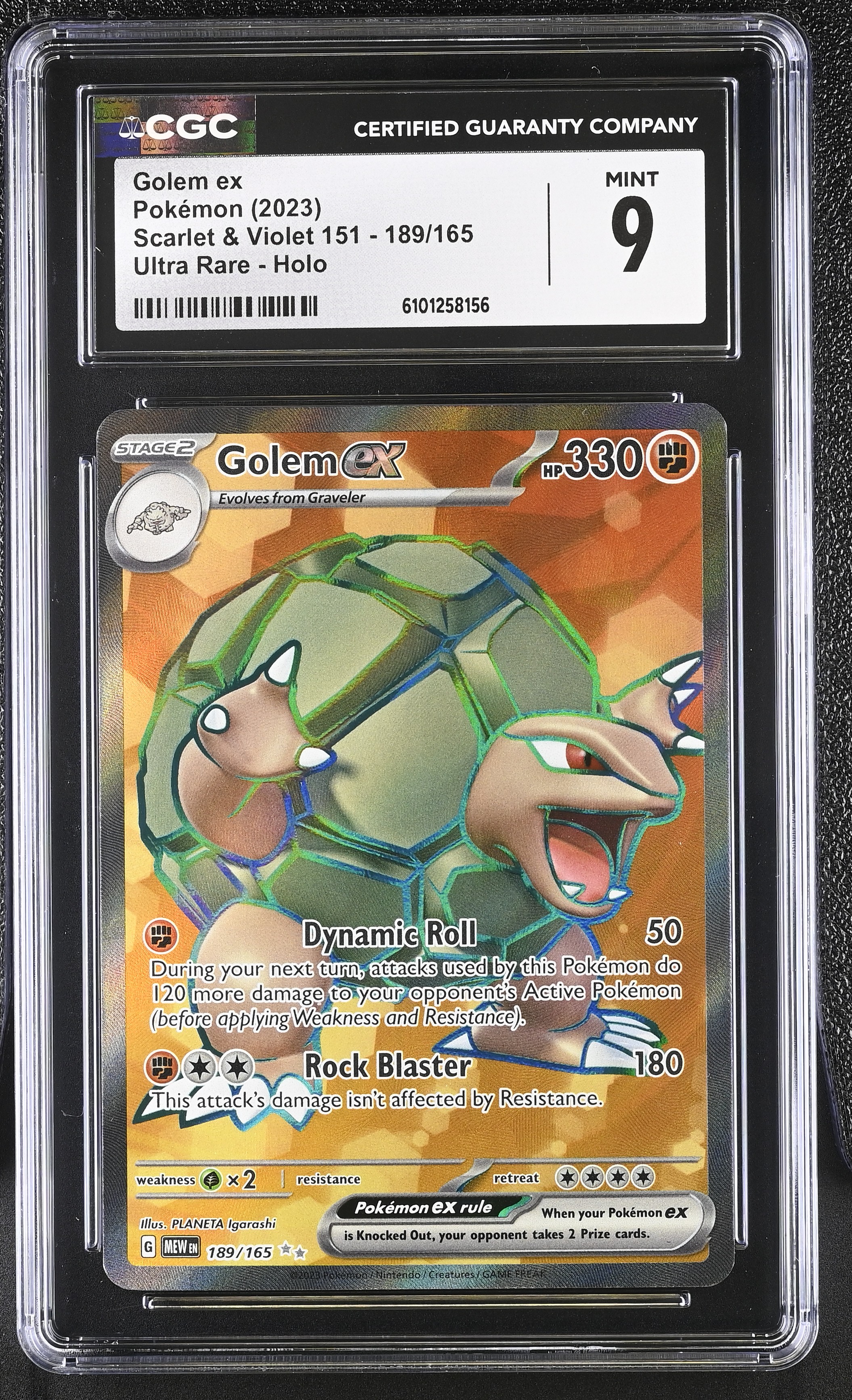 Golem ex - MEW 189 - English - CGC 9 