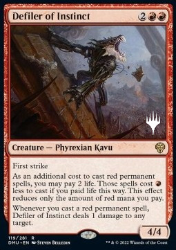 Defiler of Instinct (V.2) - Dominaria United Promos 