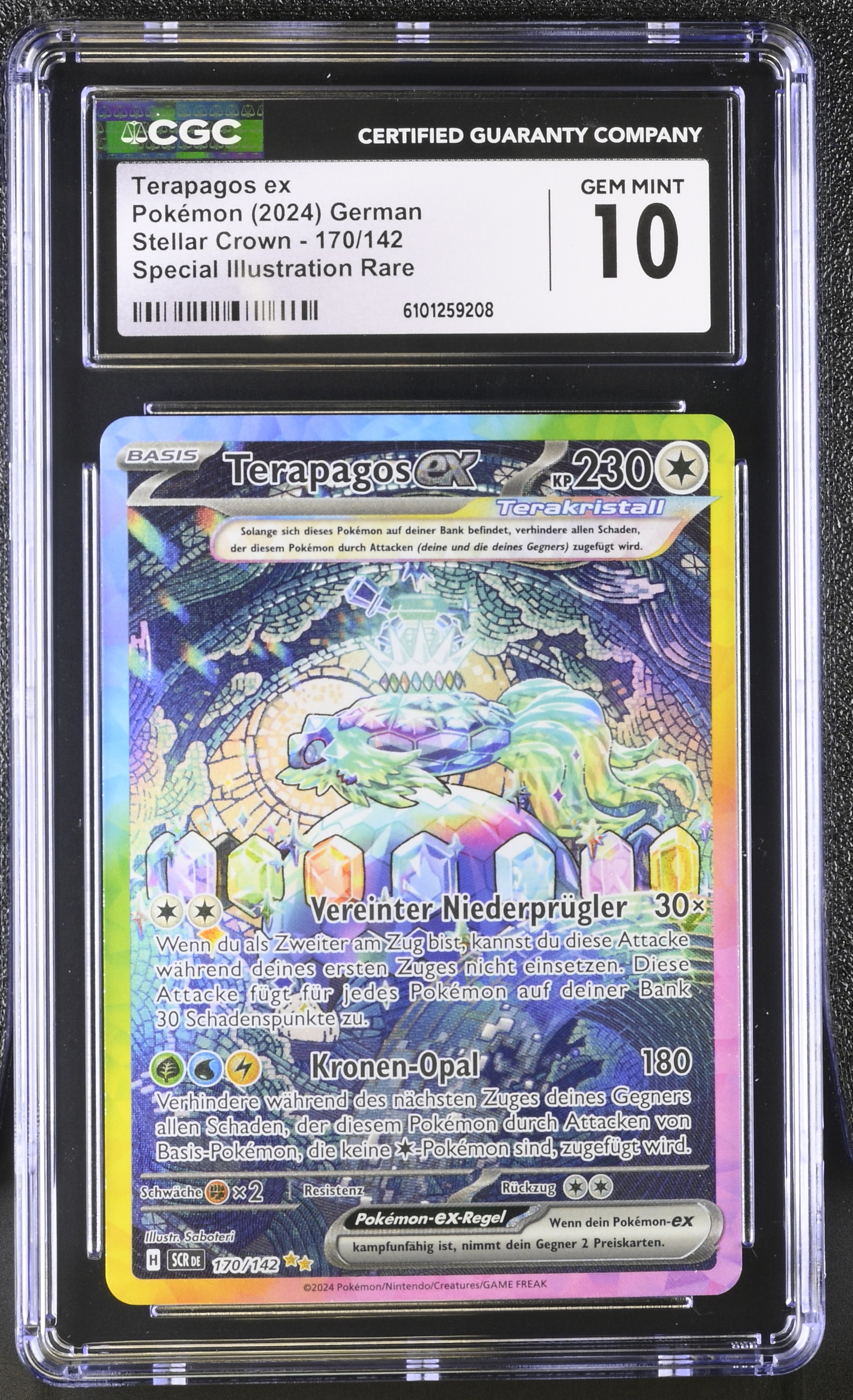 Terapagos ex - SCR 170 - German - CGC 10 