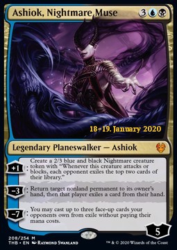 Ashiok Nightmare Muse (V.2) - Theros Beyond Death Promos