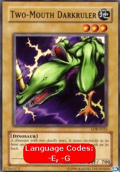 Two-Mouth Darkruler (V.1 - Common) 