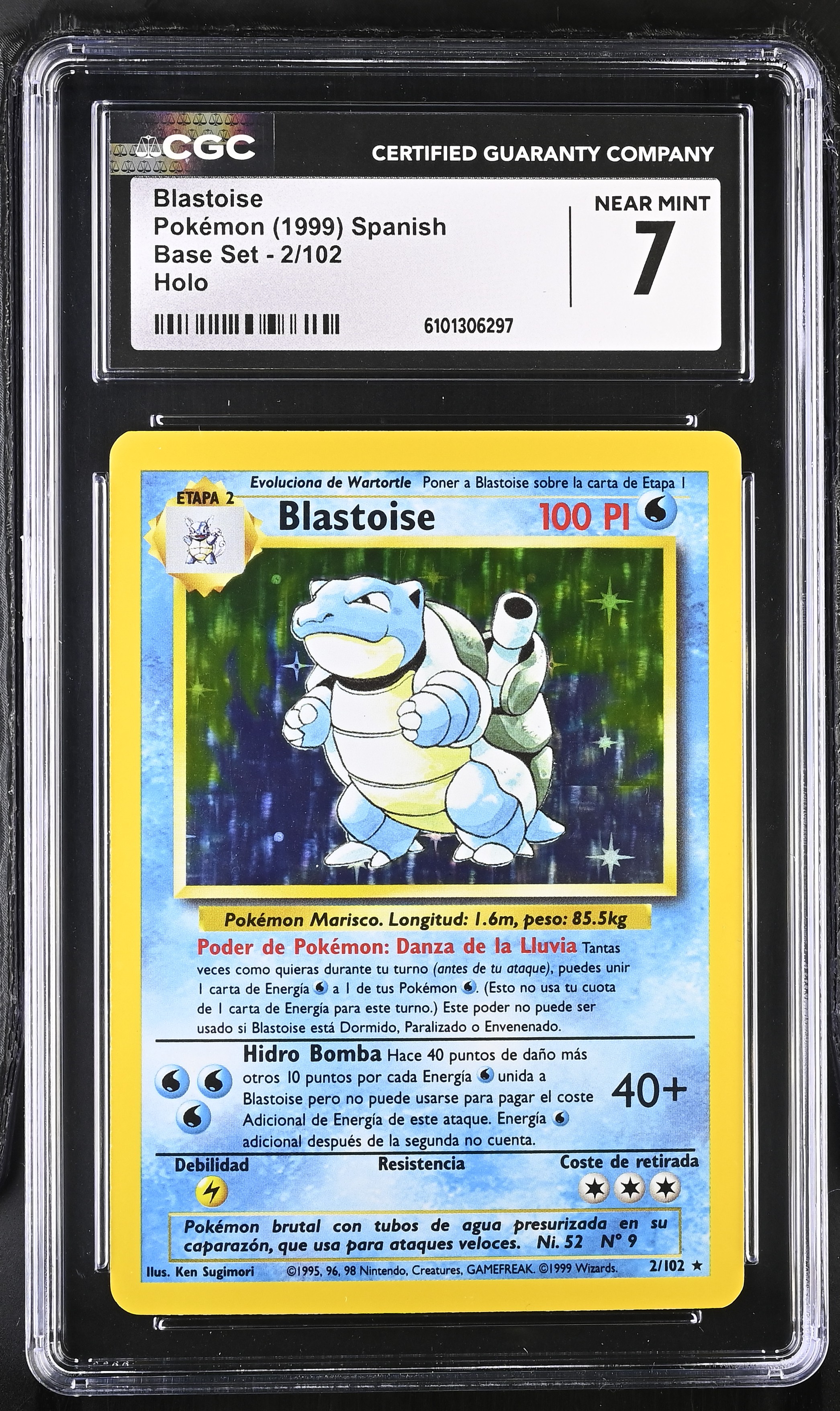 Blastoise - BS 2 - Spanish - CGC 7