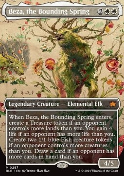 Beza the Bounding Spring - Bloomburrow Extras