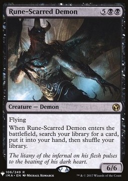 Rune Scarred Demon - Mystery Booster