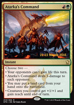 Atarkas Command - Dragons Of Tarkir Promos 