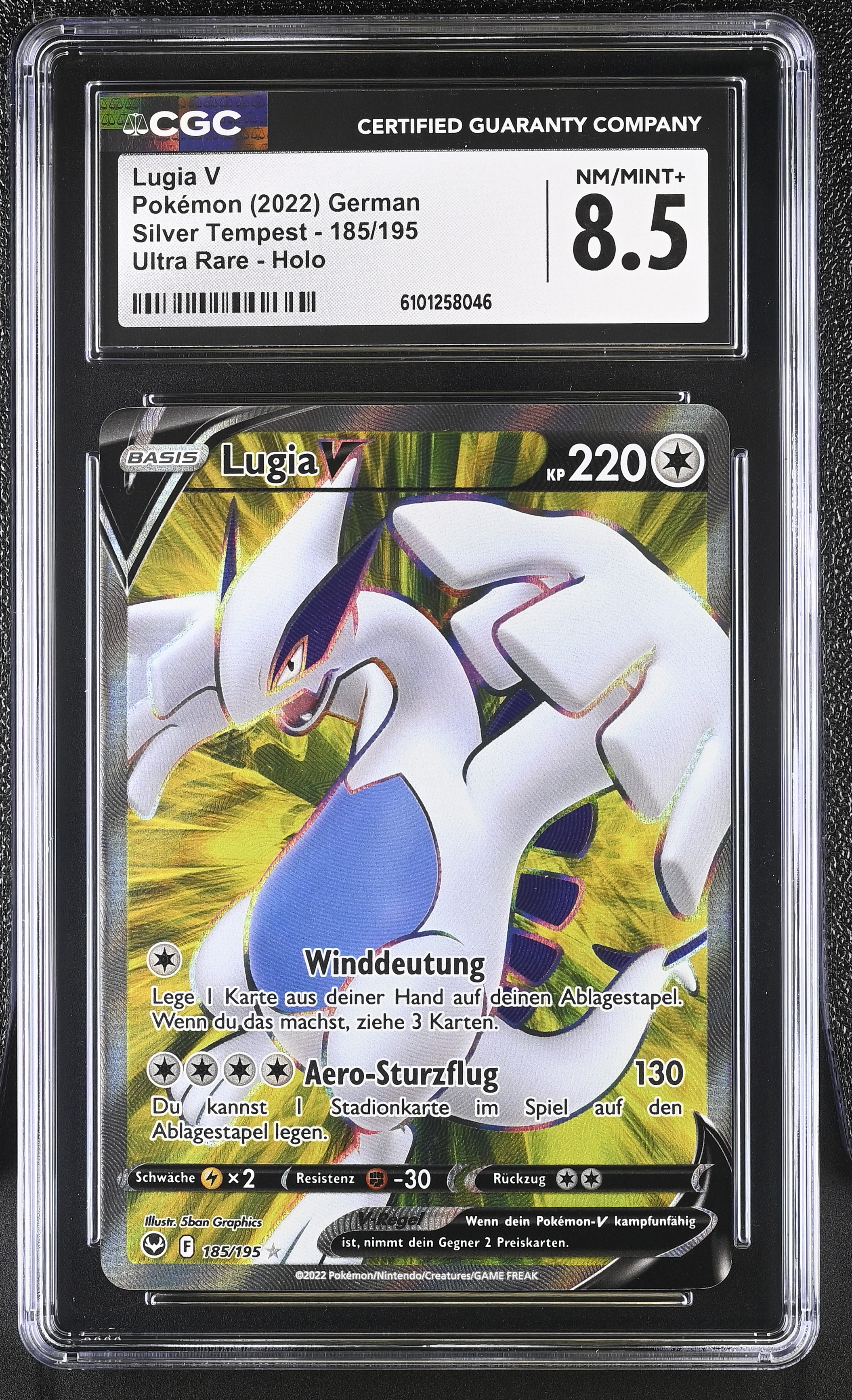 Lugia V - SIT 185 - German - CGC 8.5 