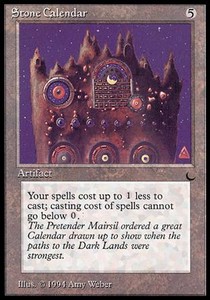 Stone Calendar - The Dark 