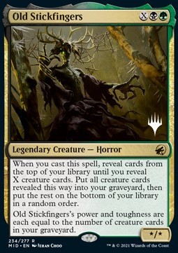Old Stickfingers (V.2) - Innistrad Midnight Hunt Promos 