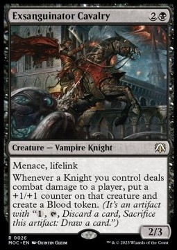 Exsanguinator Cavalry - Commander March of the Machine 