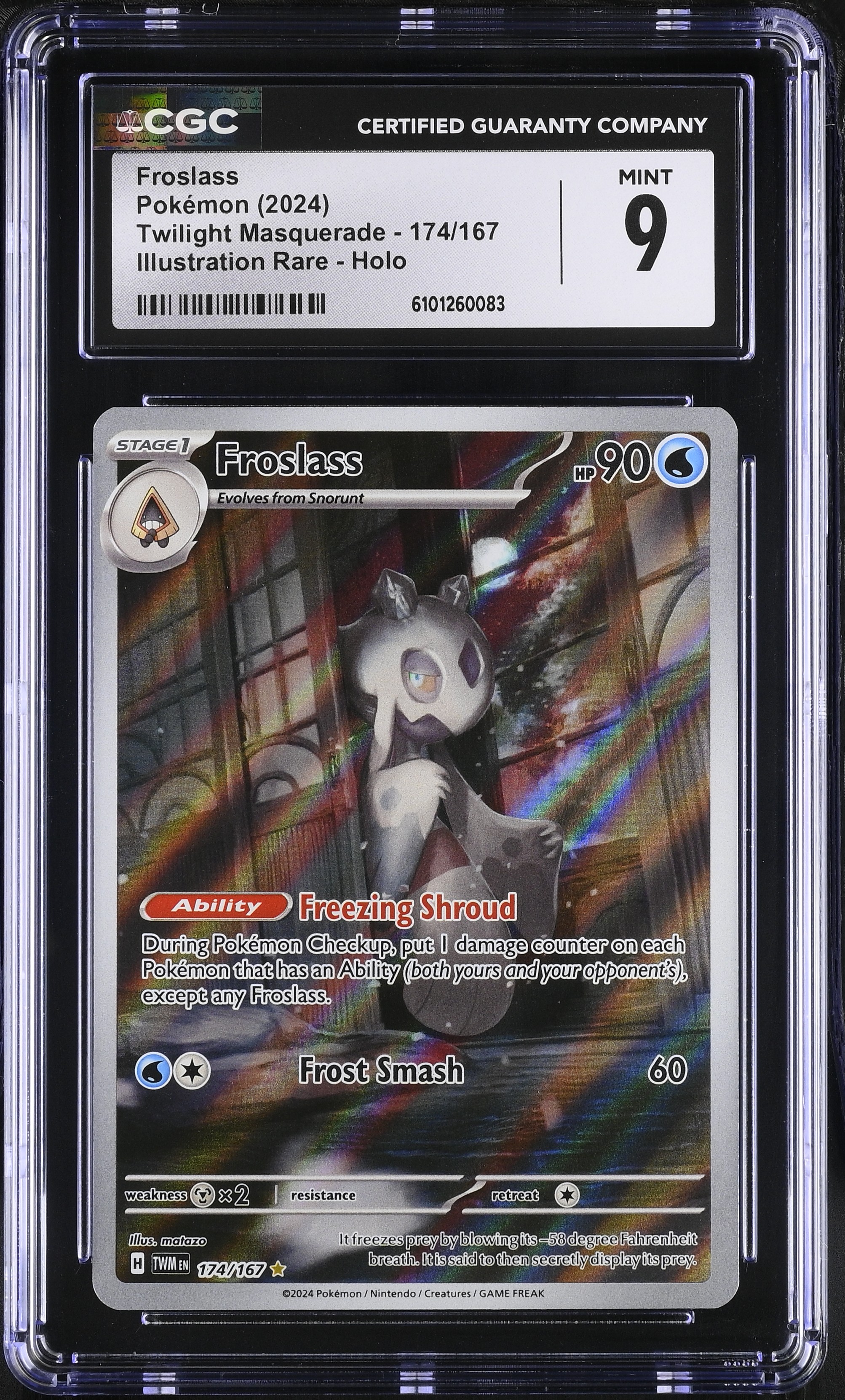 Froslass - TWM 174 - English - CGC 9 