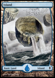 Island (V.8) - Zendikar
