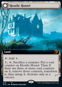 Hostile Hostel Creeping Inn - Innistrad Midnight Hunt Extras 