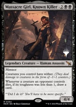 Massacre Girl Known Killer (V.2) - Murders at Karlov Manor Promos 