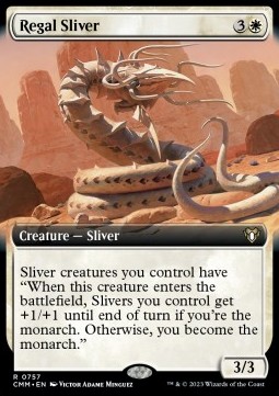 Regal Sliver (V.2) - Commander Masters Extras 
