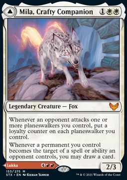 Mila Crafty Companion Lukka Wayward Bonder - Strixhaven School of Mages 