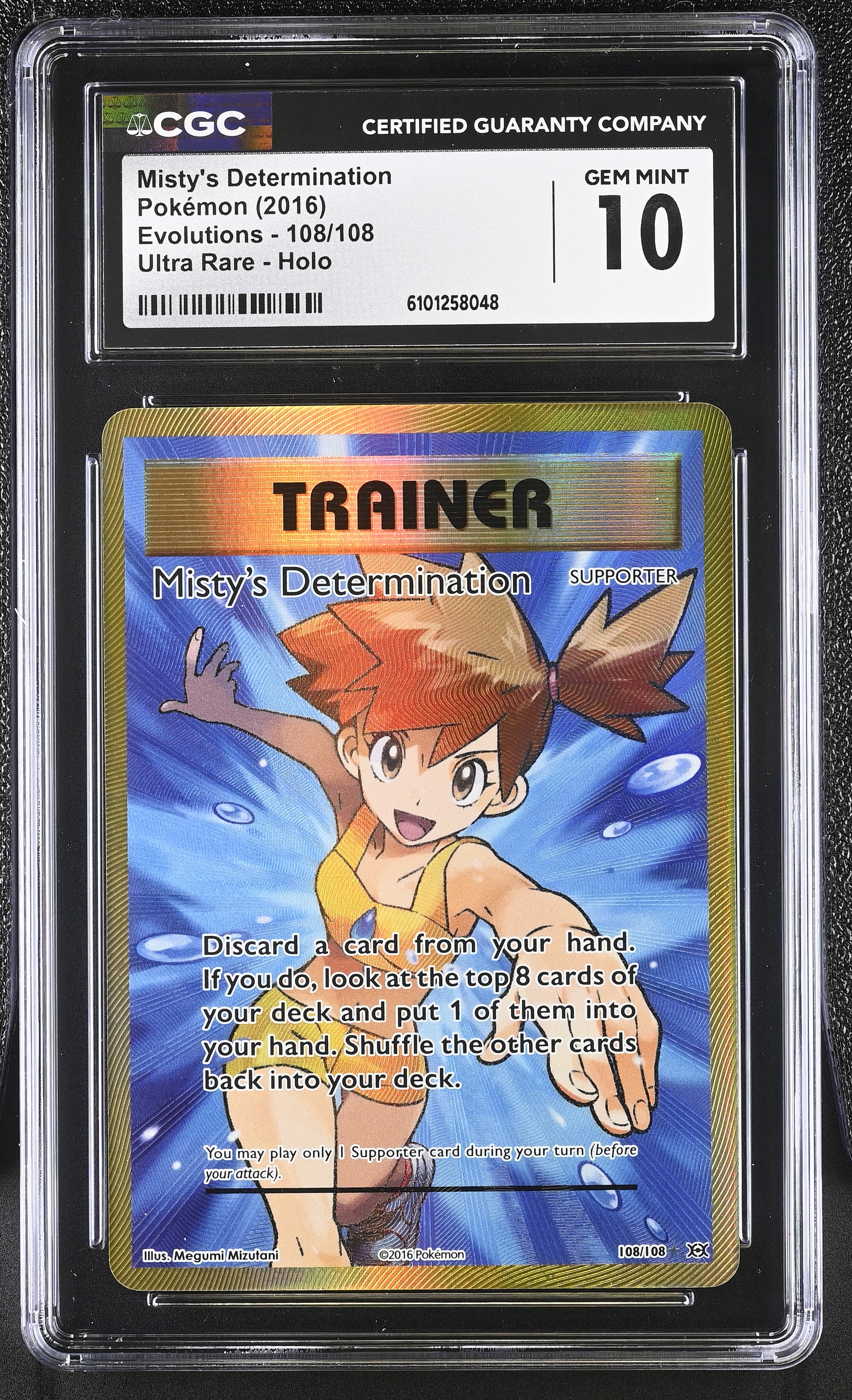 Misty's Determination - EVO 108 - English - CGC 10 