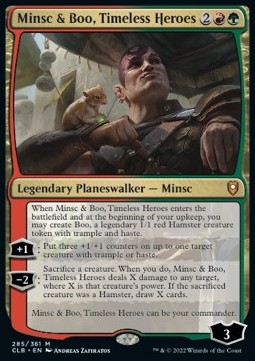 Minsc & Boo Timeless Heroes - Commander Legends Battle for Baldurs Gate