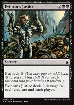 Evincar's Justice 