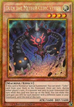 Duza the Meteor Cubic Vessel (V.1 - Gold Secret Rare) 