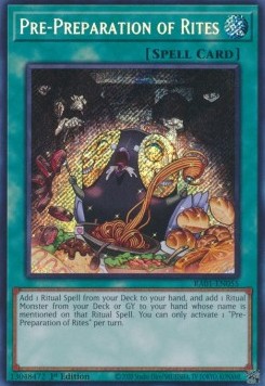 Pre Preparation of Rites (V.3 Secret Rare) 