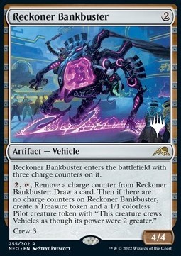 Reckoner Bankbuster (V.2) - Kamigawa Neon Dynasty Promos 