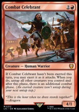 Combat Celebrant - Commander The Lord of the Rings Tales of Middle earth 