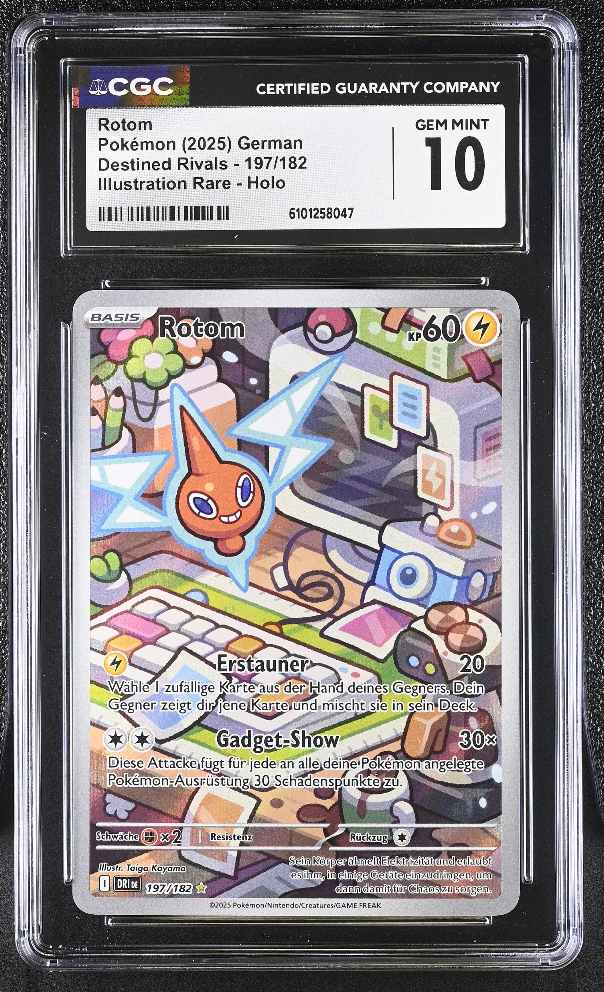 Rotom - DRI 197 - German - CGC 10 