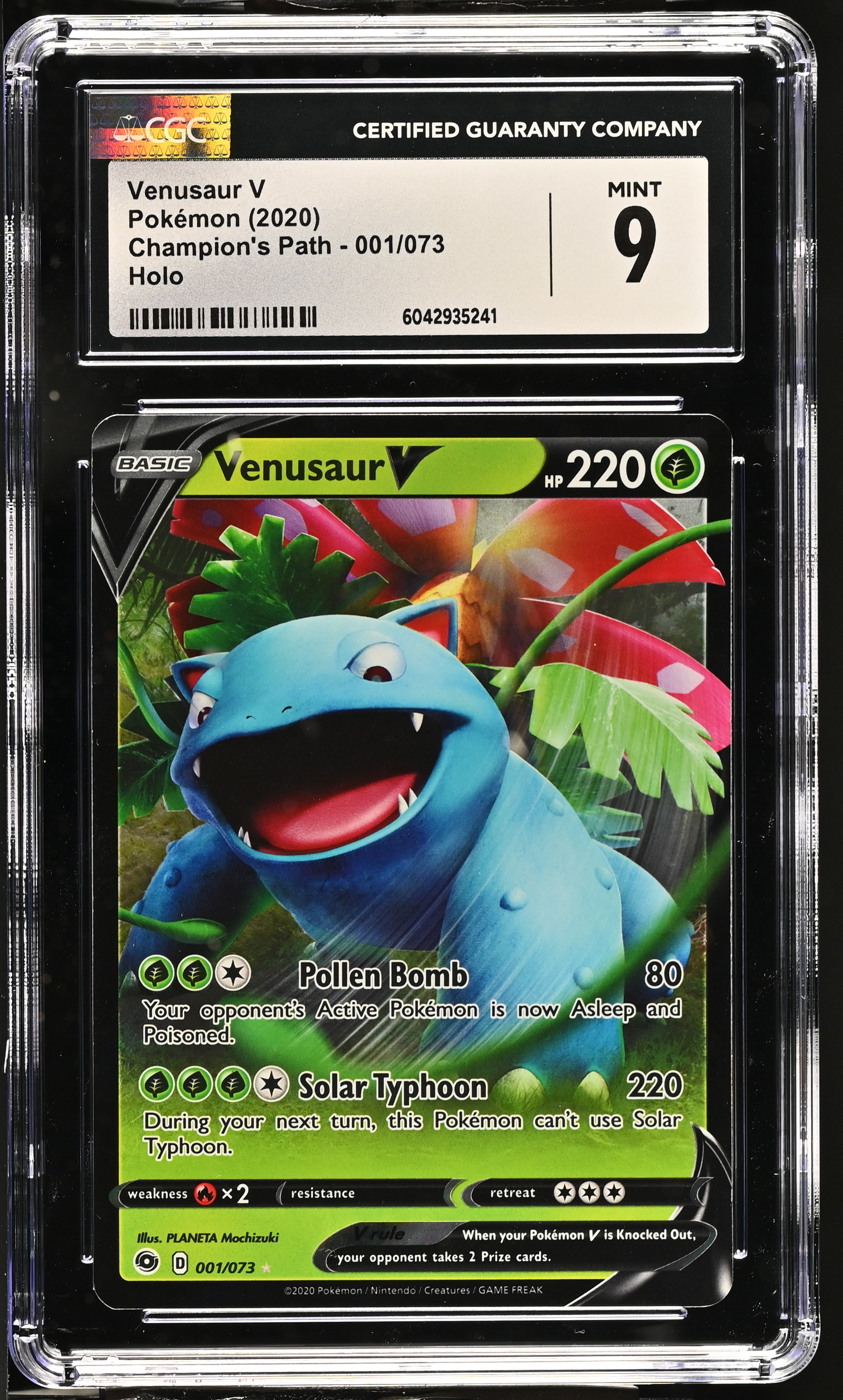 Venusaur V - CPA 1 - English - CGC 9 