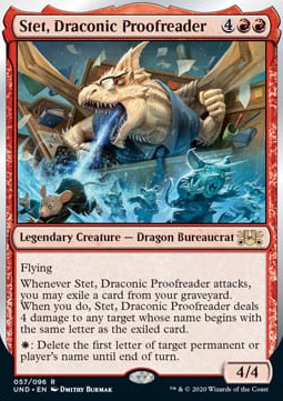 Stet, Draconic Proofreader 