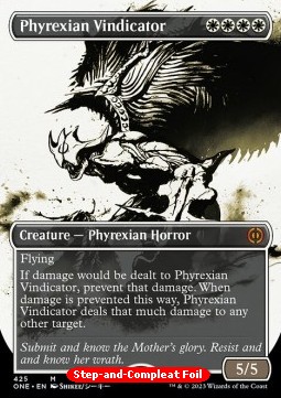 Phyrexian Vindicator (V.3) - Phyrexia All Will Be One Extras 