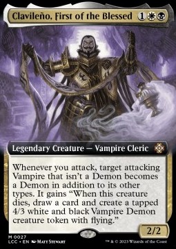 Clavileno First of the Blessed (V.2) - Commander The Lost Caverns of Ixalan Extras 