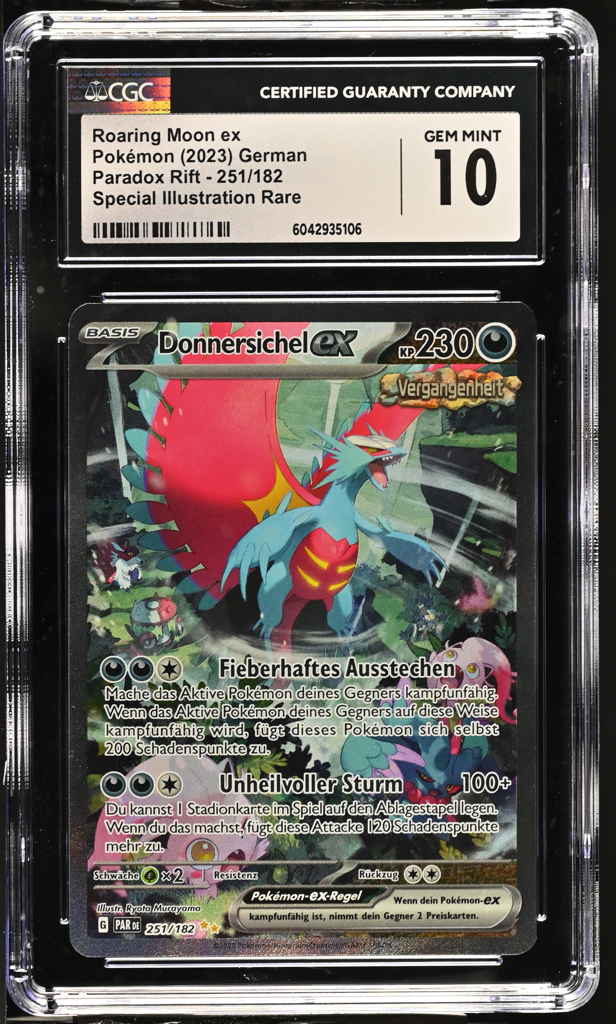 Roaring Moon ex - PAR 251 - German - CGC 10 
