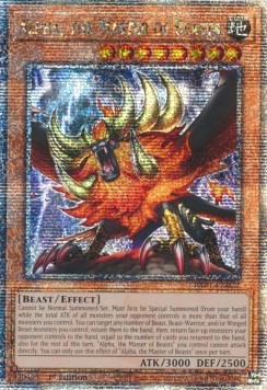 Alpha the Master of Beasts (V.5 Quarter Century Secret Rare) 