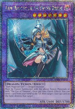 Dark Magician Girl the Dragon Knight (V.2 Quarter Century Secret Rare)