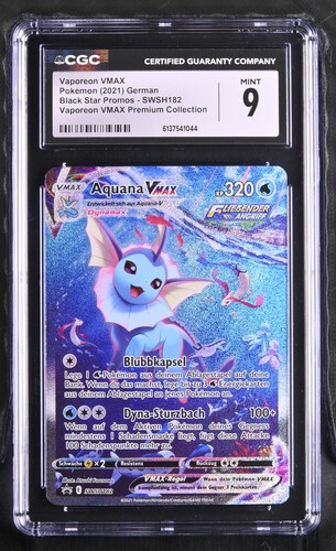 Vaporeon VMAX - SWSH 182 - German - CGC 9