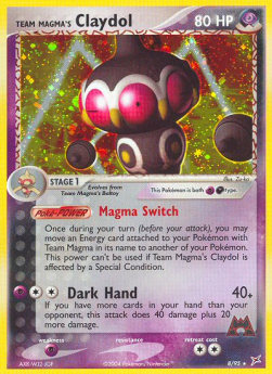 Team Magma's Claydol (P/D) 