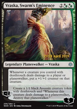 Vraska Swarms Eminence - War of the Spark Extras 