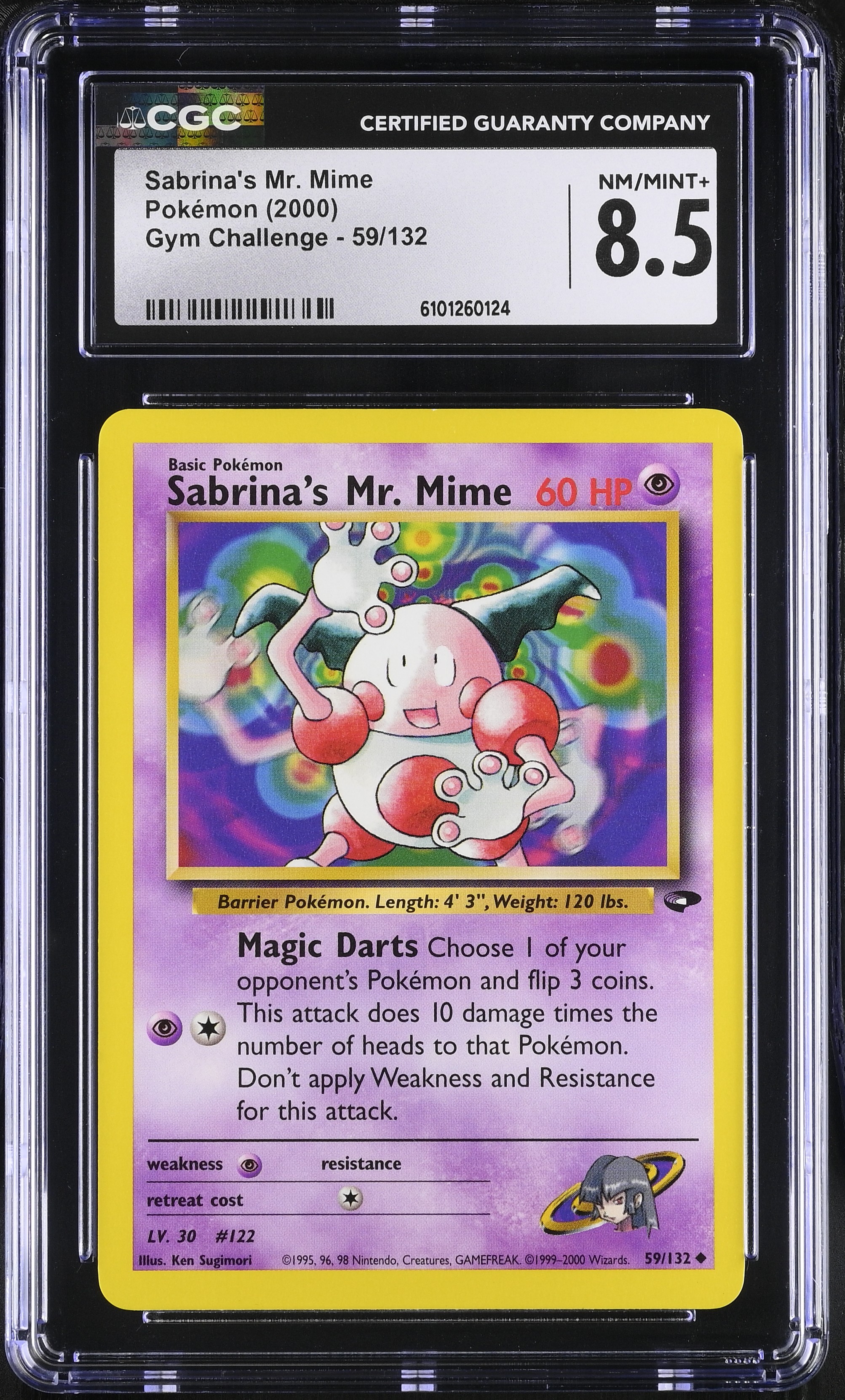 Sabrina's Mr. Mime - GC 59 - English - CGC 8.5 