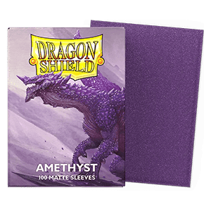 100 Dragon Shield Sleeves Matte Amethyst 