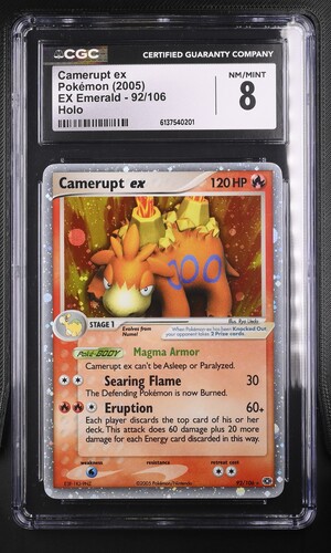 Camerupt ex - EM 92 - English - CGC 8 