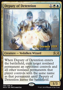Deputy of Detention - Ravnica Allegiance Extras 