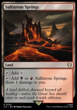 Sulfurous Springs - Commander The Lord of the Rings Tales of Middle earth 