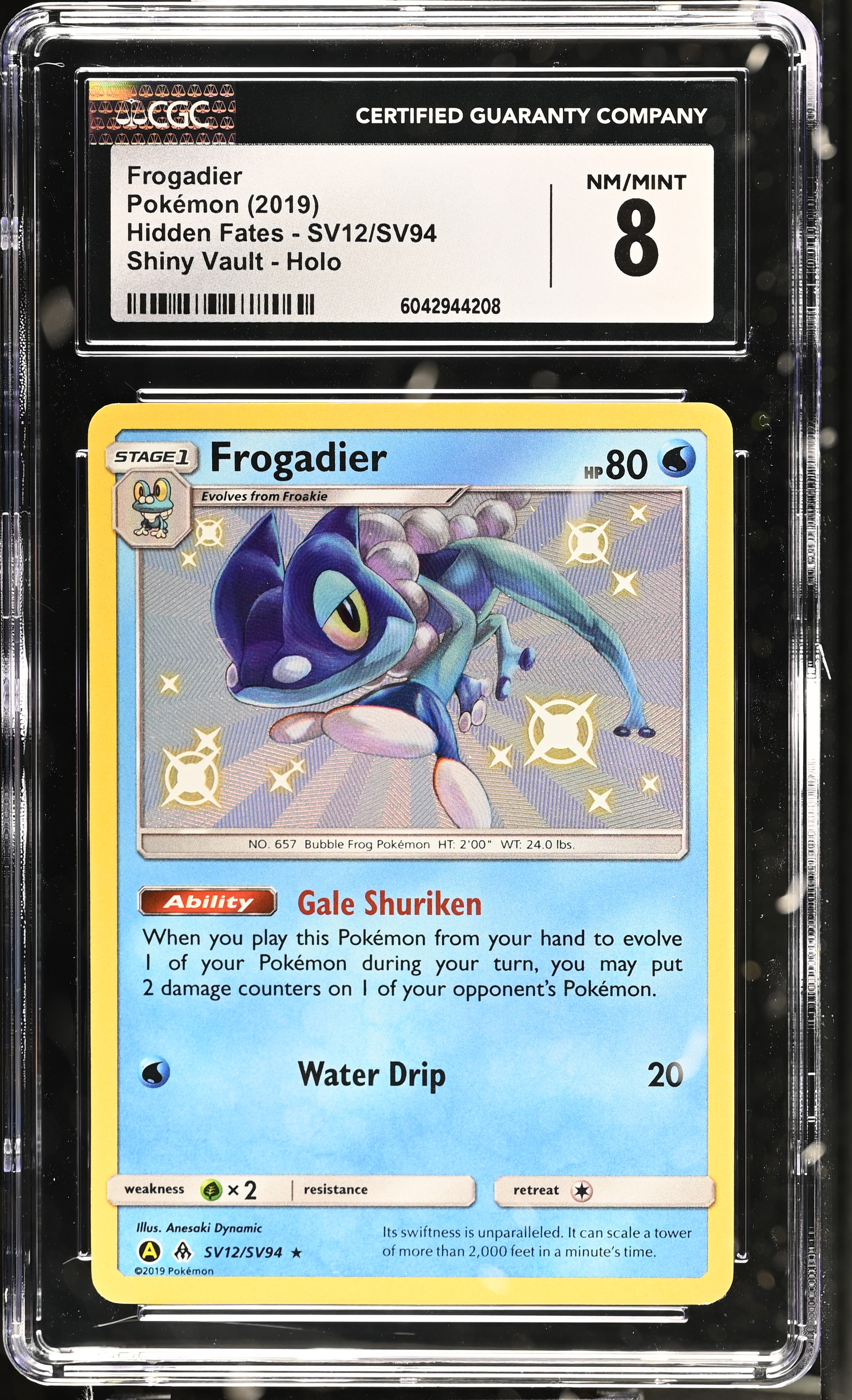 Frogadier - HIF 12 - English - CGC 8 