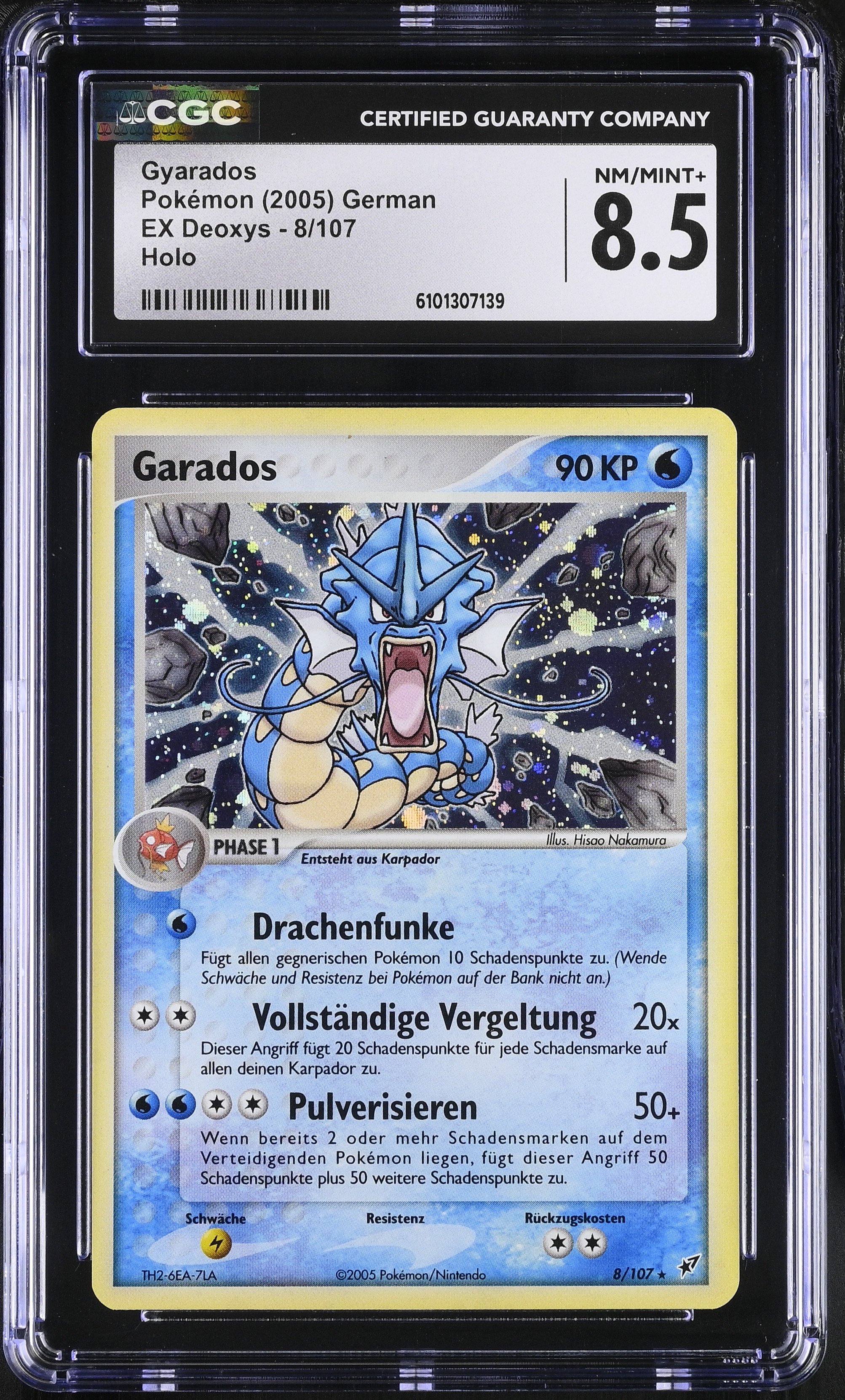 Gyarados - DX 8 - German - CGC 8.5 