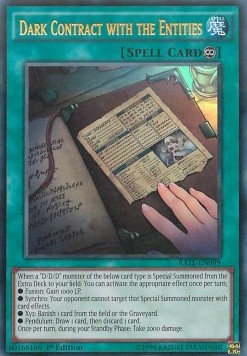 Dark Contract with the Entities 