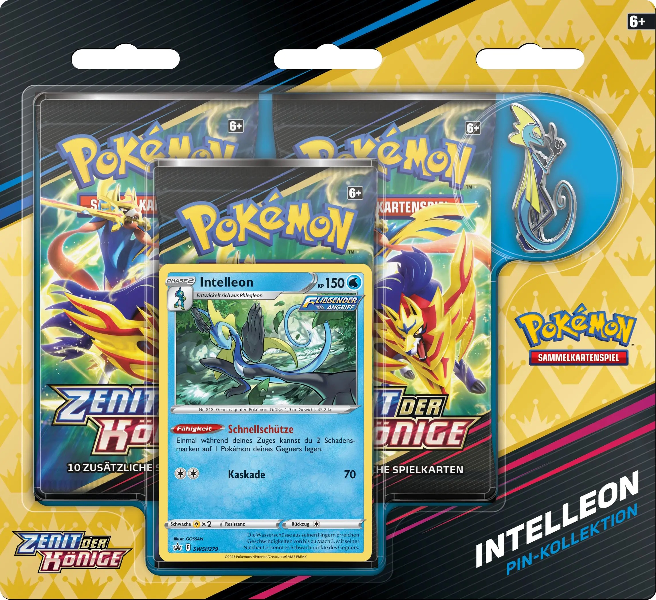 Crown Zenith: Inteleon Pin Collection 3-Pack Blister 