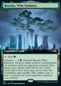 Boseiju Who Endures (V.2) - Kamigawa Neon Dynasty Extras