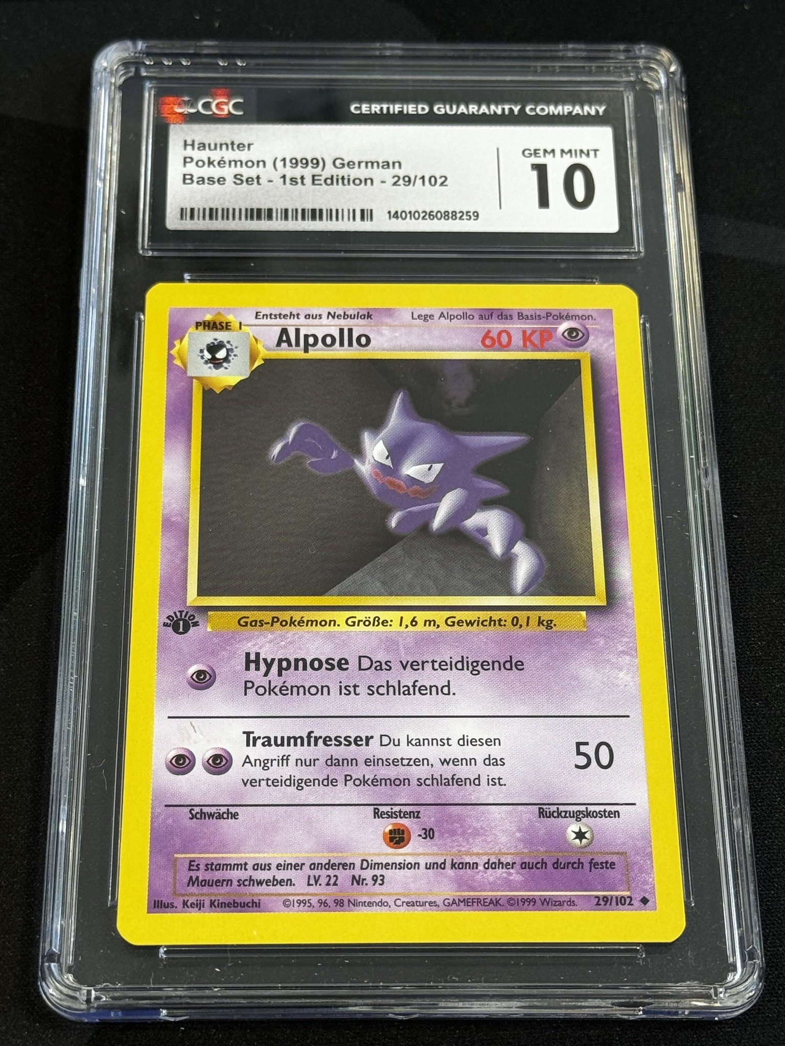 Haunter - BS 29 - German - CGC 10