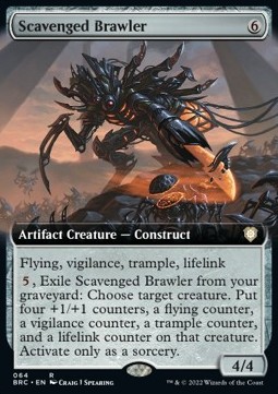 Scavenged Brawler - Commander The Brothers War Extras 