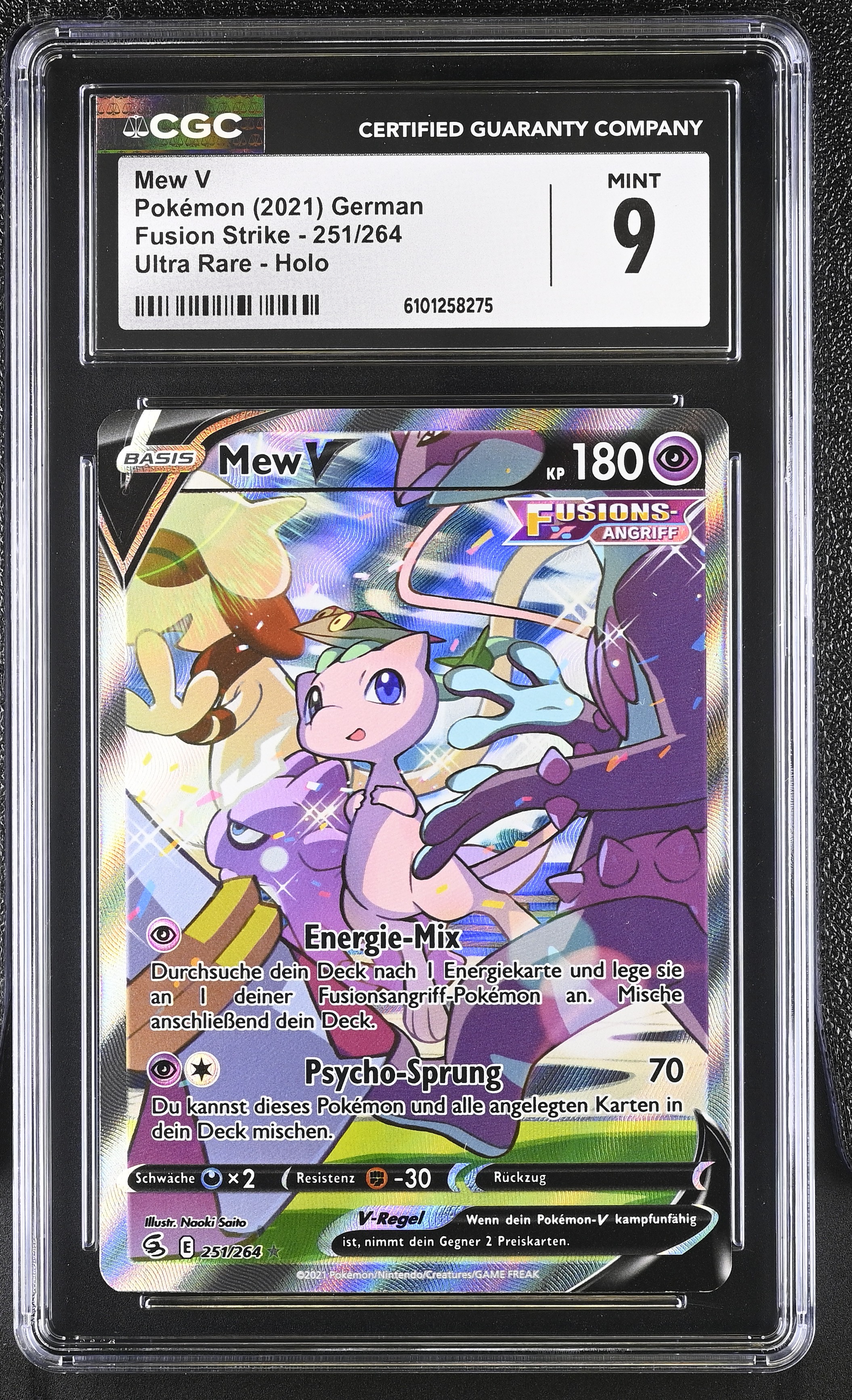 Mew V - FST 251 - German - CGC 9 